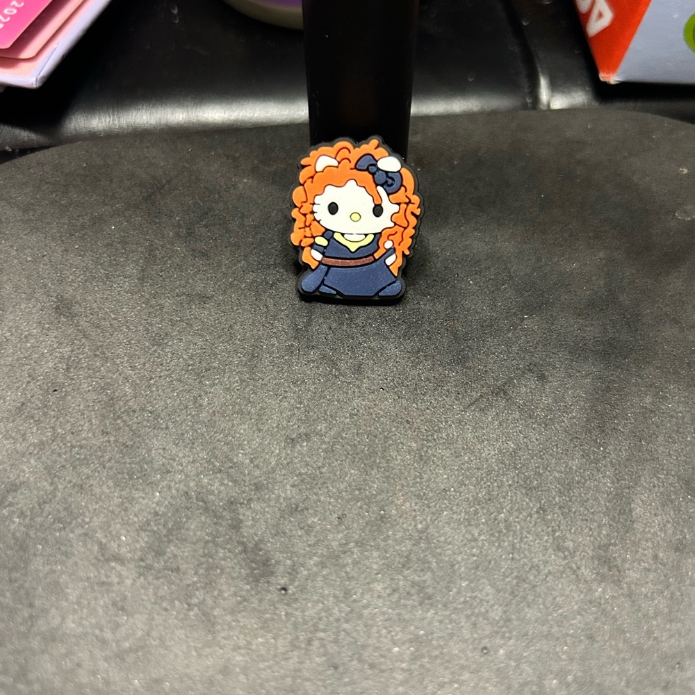 3/$8 Hello Kitty as Merida Croc Charm